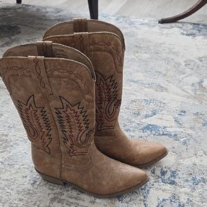 Brown Western Cowboy Boots